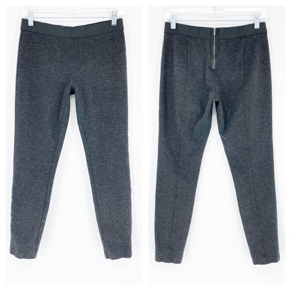 J. Crew Pixie Charcoal Gray Ponte Skinny Pant Size 8R - Picture 1 of 11